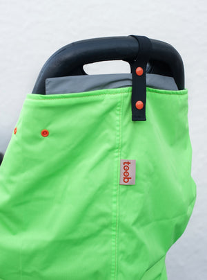 TOOB Kids Bike Seat Blanket-Cargo Accessories-Toob-Lime Green-Bicycle Junction