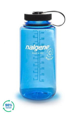 Nalgene Sustain W/M 1 Litre Bottle-Accessories-Nalgene-Blue-Bicycle Junction