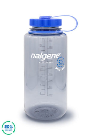 Nalgene Sustain W/M 1 Litre Bottle-Accessories-Nalgene-Grey-Bicycle Junction