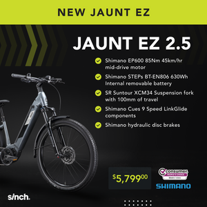 Sinch Jaunt EZ 2.5 │2025-Electric Bikes-Sinch-Bicycle Junction