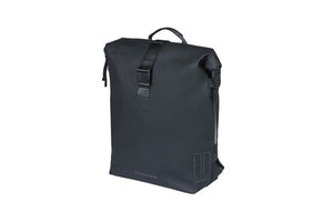 Basil - Soho Bicycle Bag / Backpack With LED-Bags-Basil-Black-Bicycle Junction