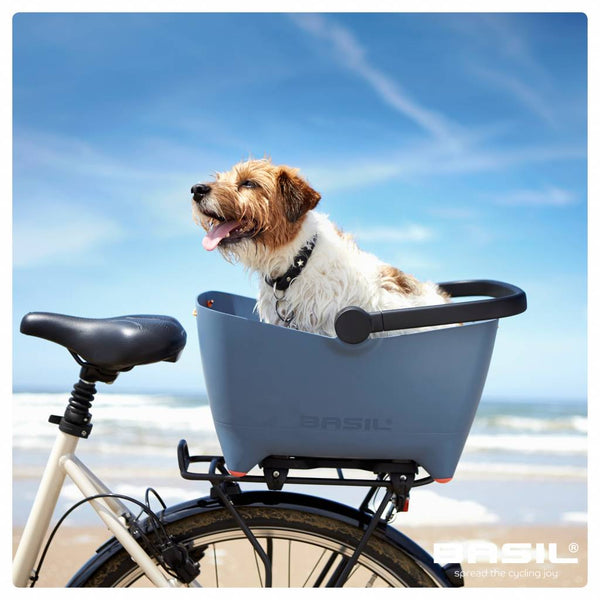 Dog on sale bike crate